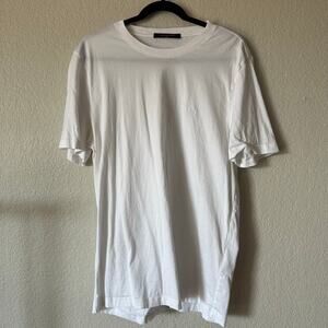 Louis Vuitton Crew Neck Short Sleeve Tee White Size XL